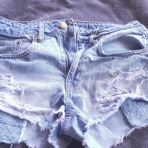 Distressed American Eagle Shorts